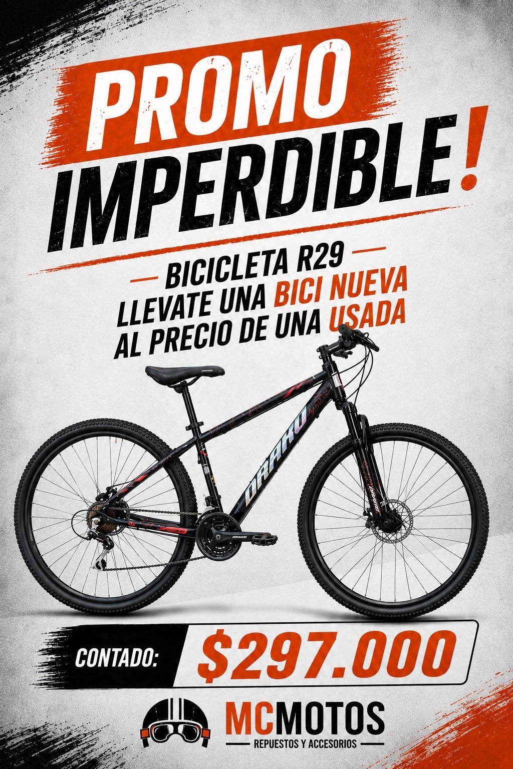 PROMO IMPERDIBLE DRAKO FUSION R29 21V OFERTA $297.000