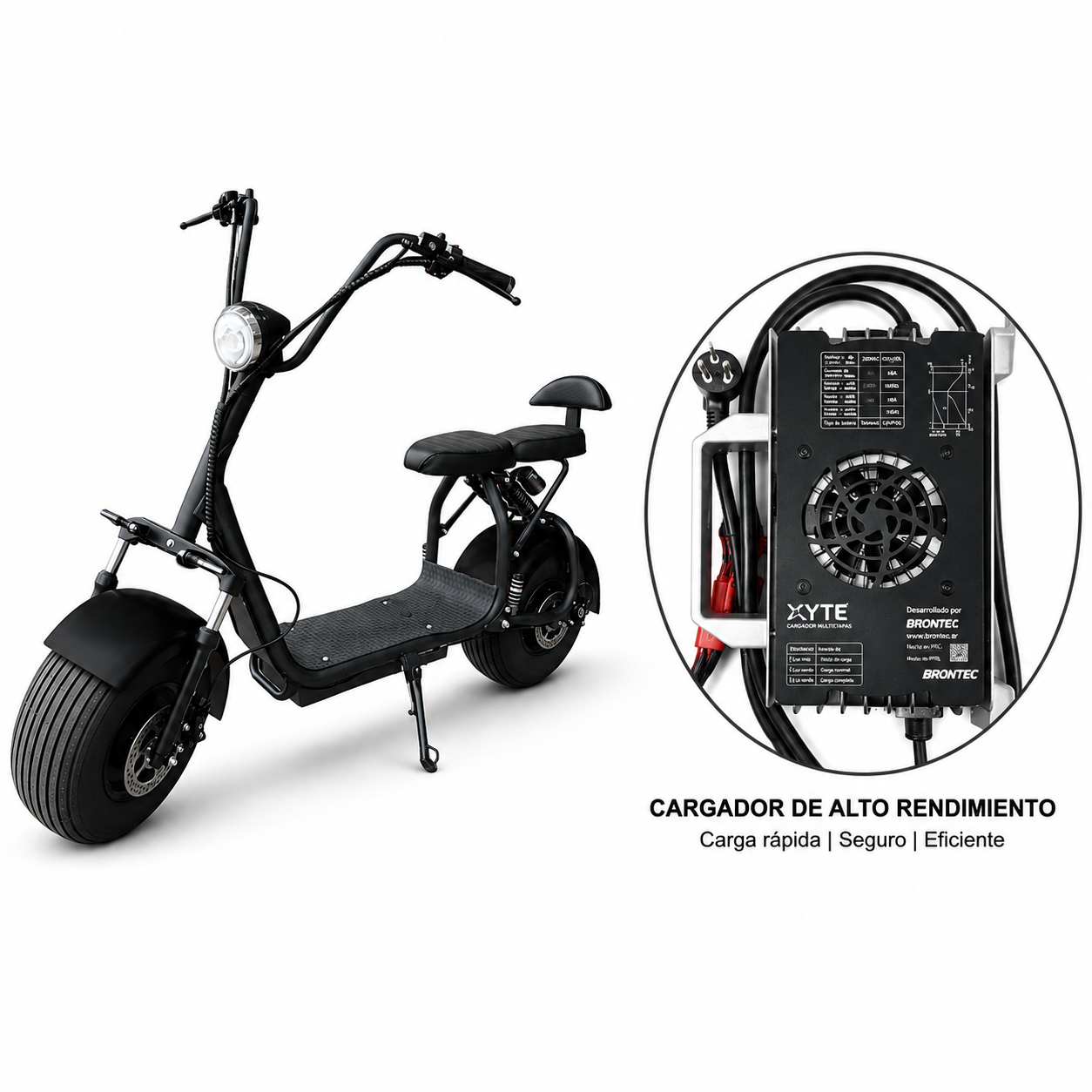 SCOOTER ELECTRICO  CITY COCO 2 ASIENTOS XAEA V2.0 